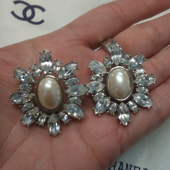 Monet Jewelry - HUGE 80s RUNWAY Monet Couture Earrings